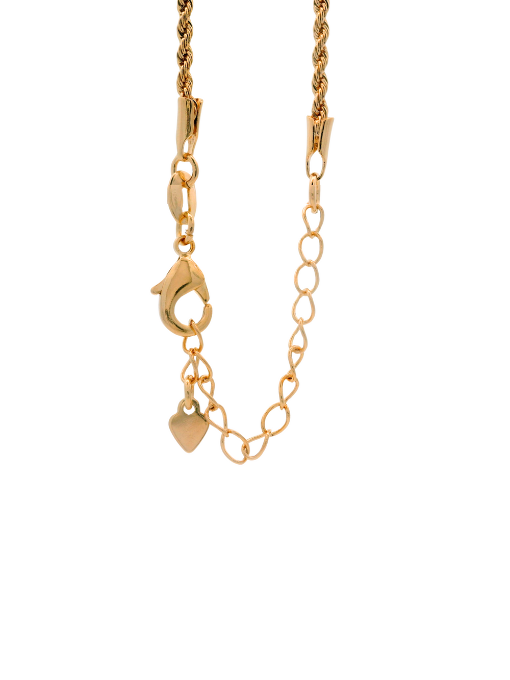 Collar Trenzado Dorado 2 mm
