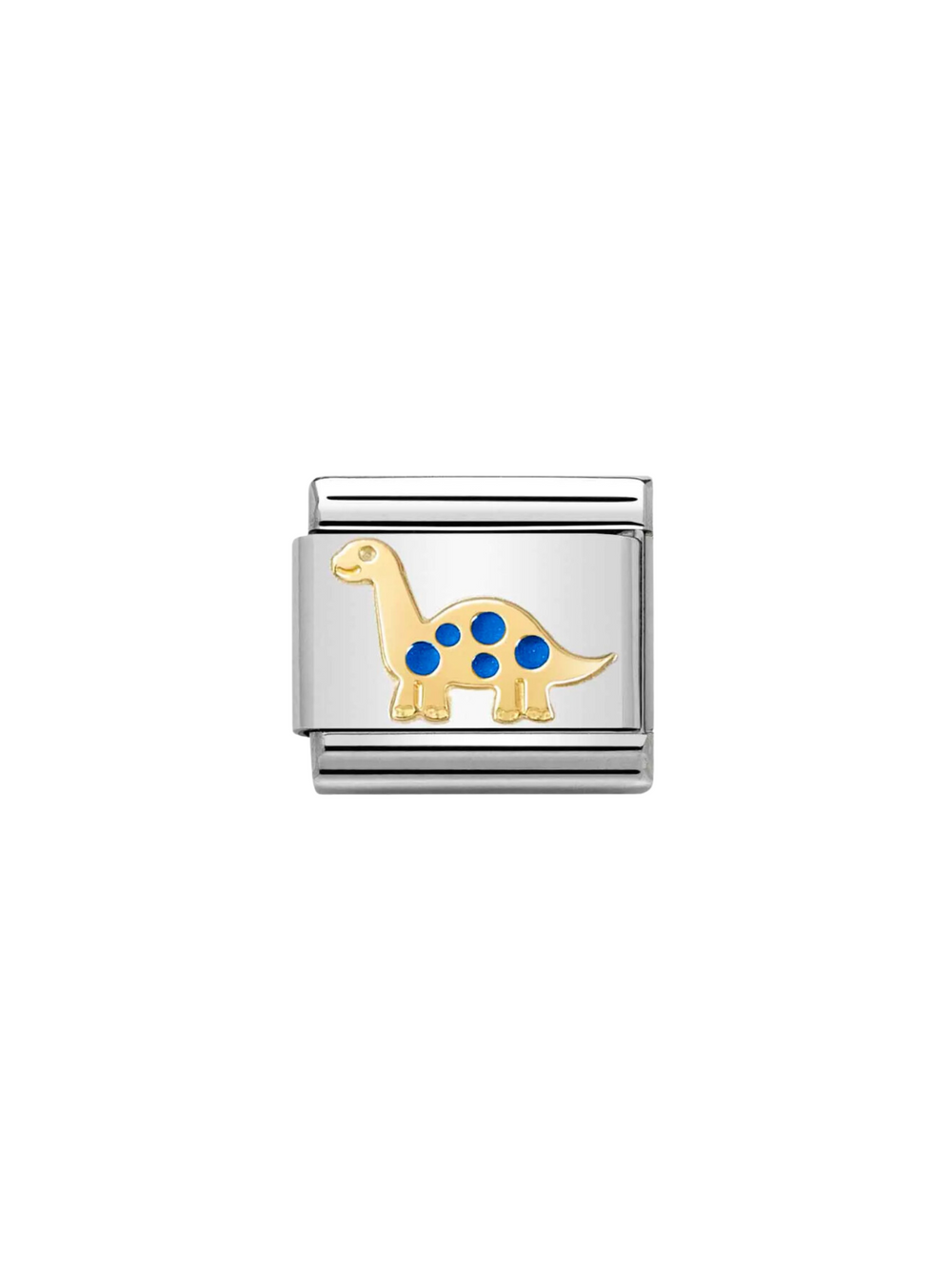 Charm Dinosaurio Con Piedras Azules