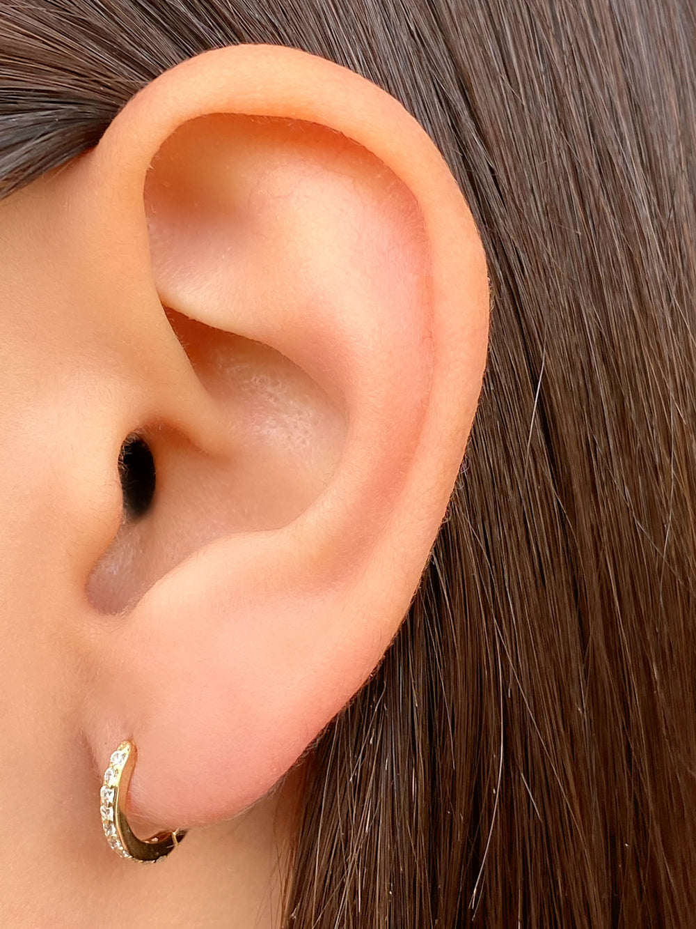 Par Arracada Zirconias Con Perla 2 en 1