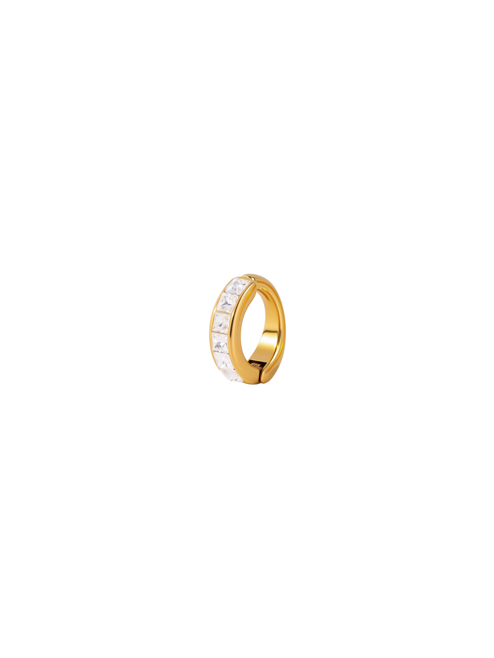 Ear Cuff Zirconias Cuadradas Ajustable