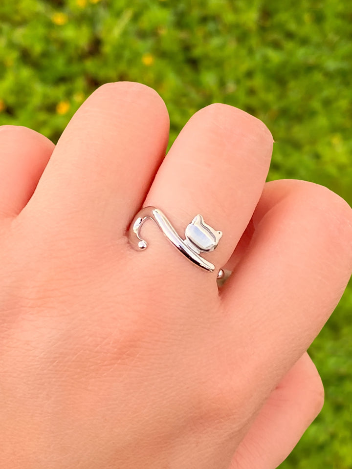 Anillo Silueta Gato