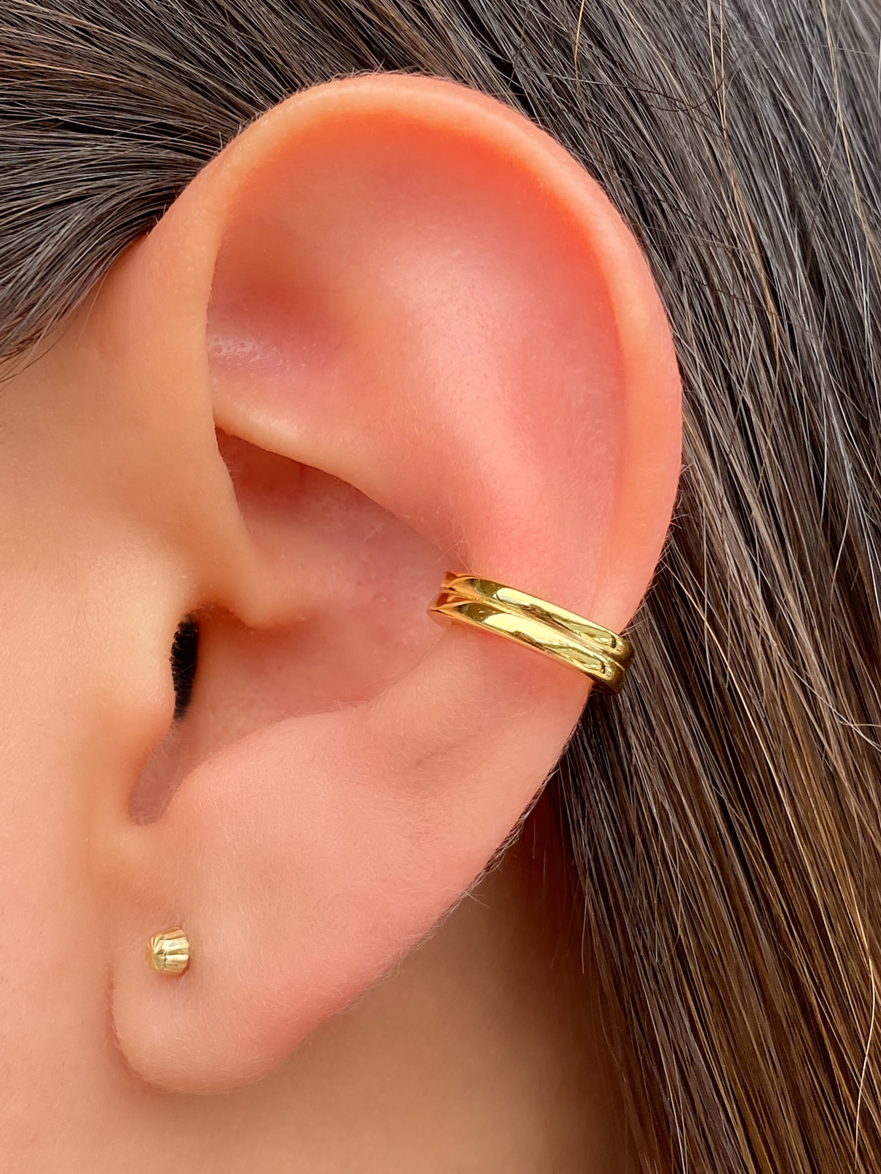 Ear Cuff Doble Linea