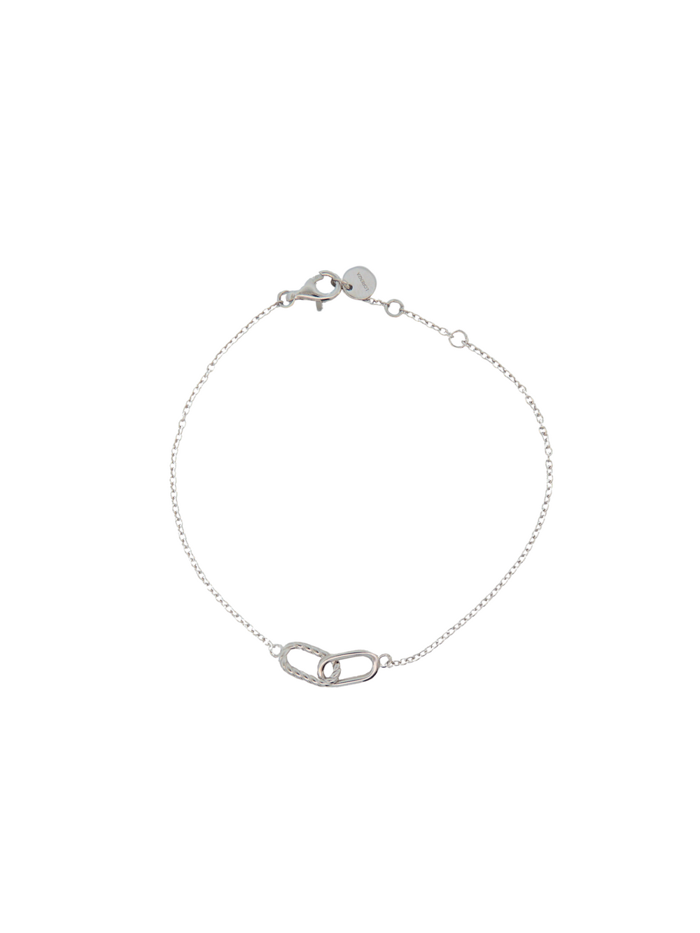 Pulsera Doble Eslabon Enlazado
