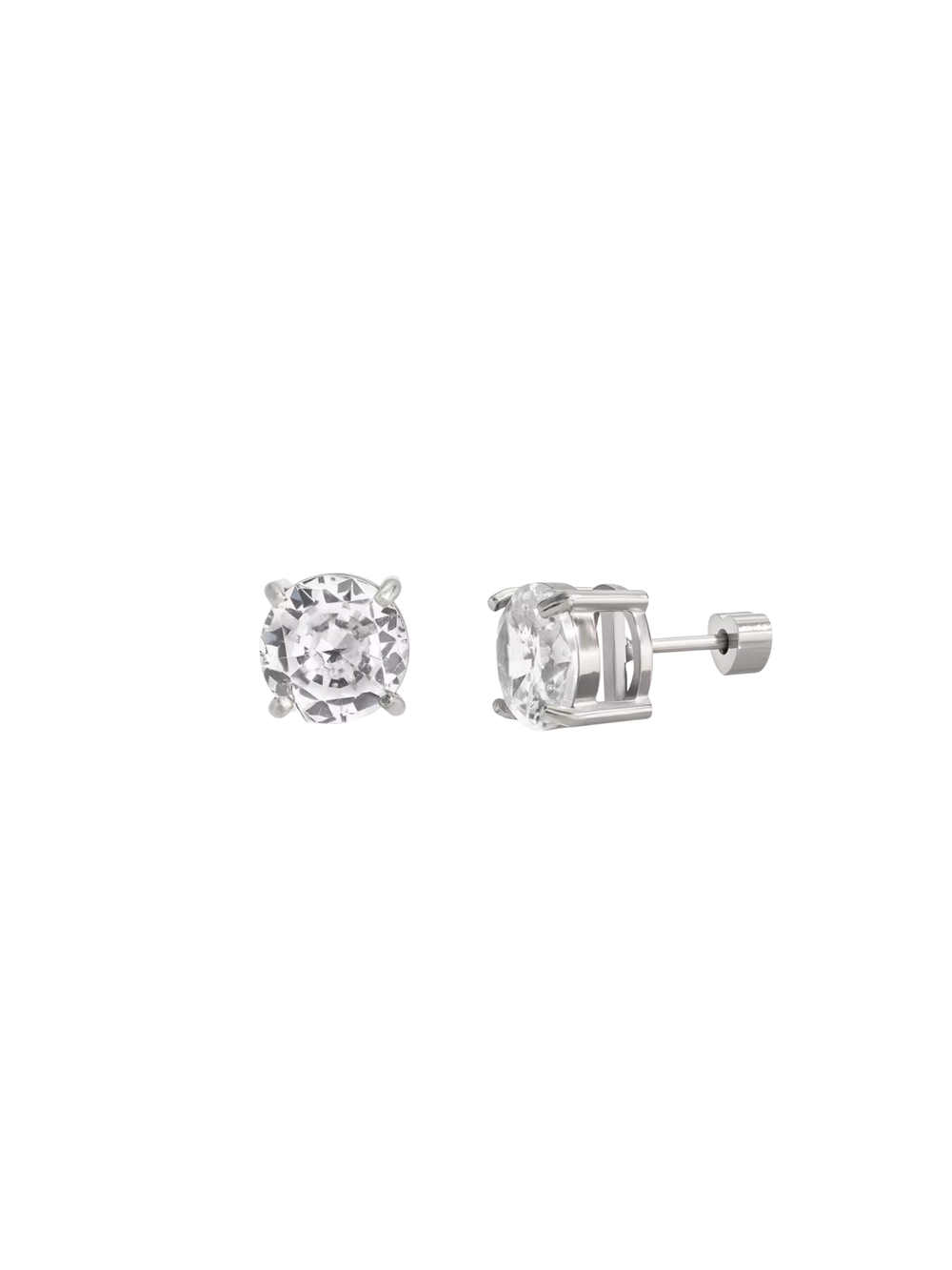 Par Arete Zirconia Redonda 8 mm