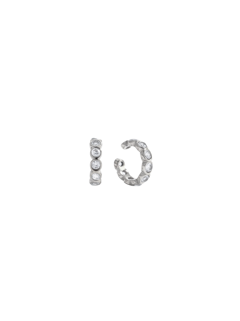 Ear Cuff Zirconias Redondas