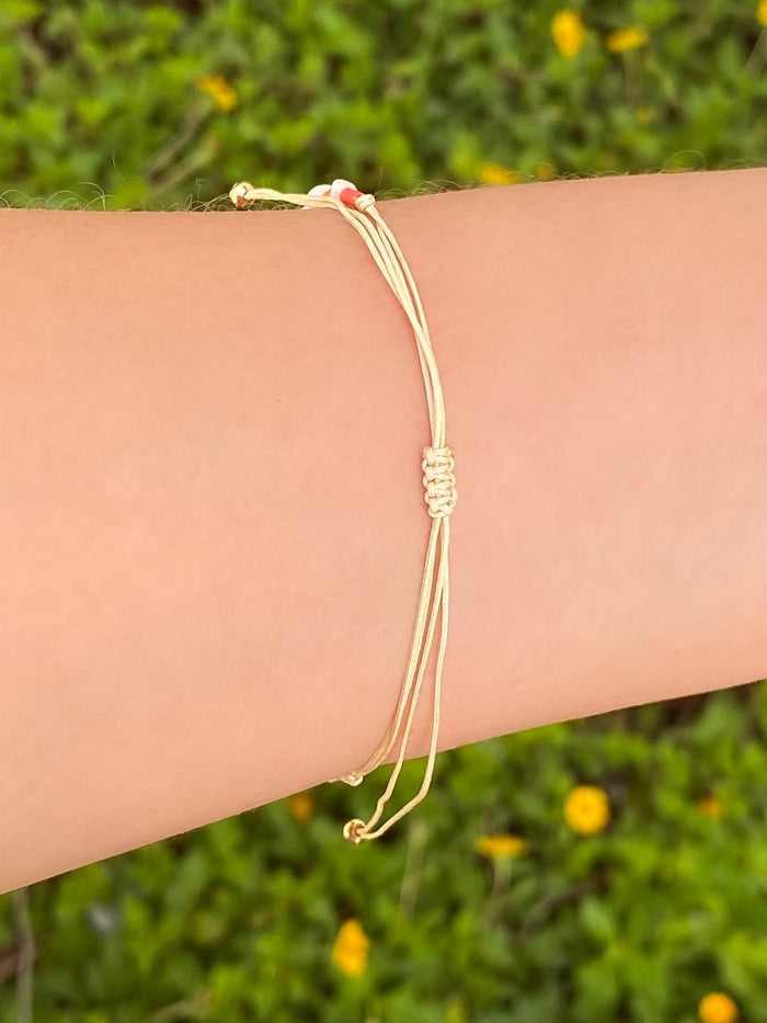 Pulsera Con Perlas Rainbow