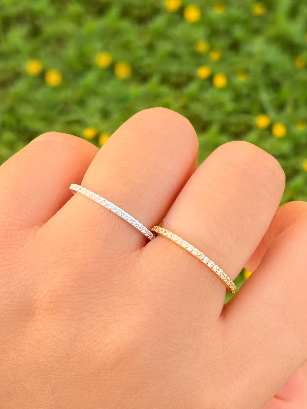 Anillo Media Churumbela Zirconias