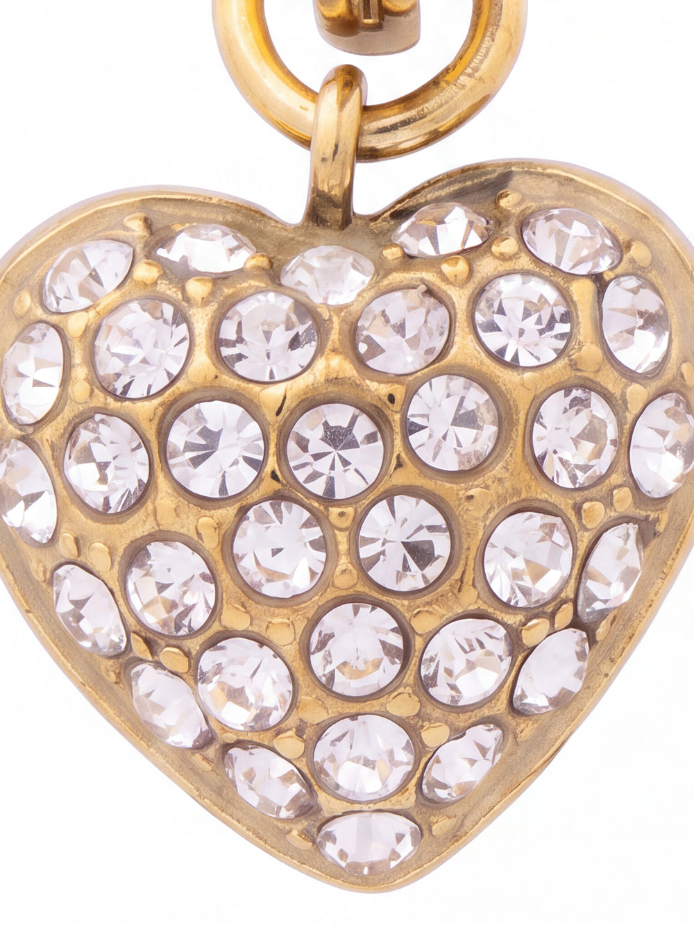 Par Arracada Zirconias Con Corazon 2 en 1