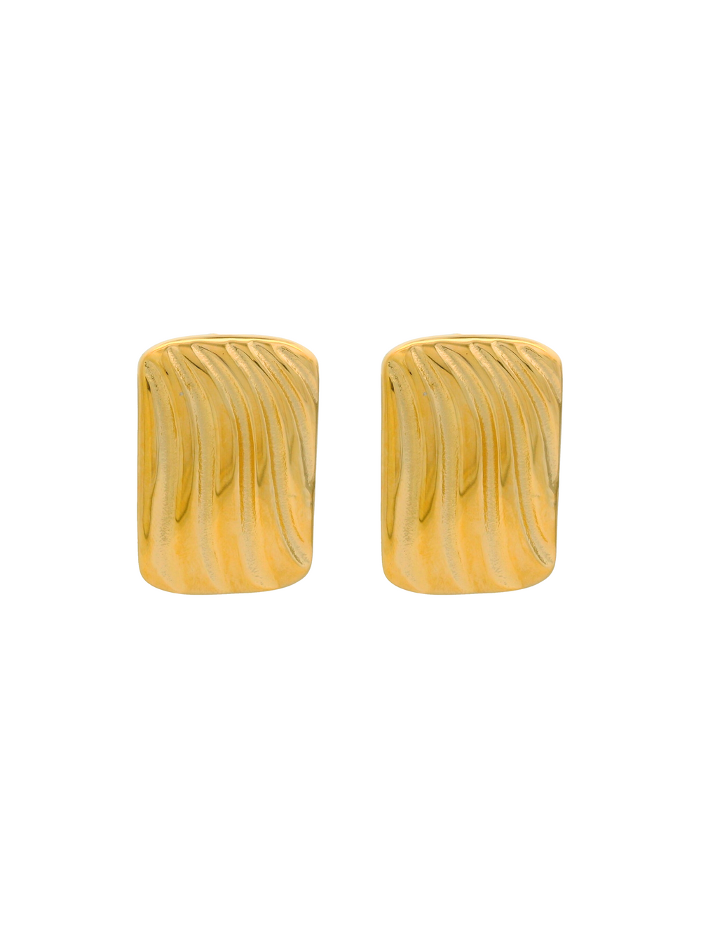 Par Arete Rectangulo Con Lineas