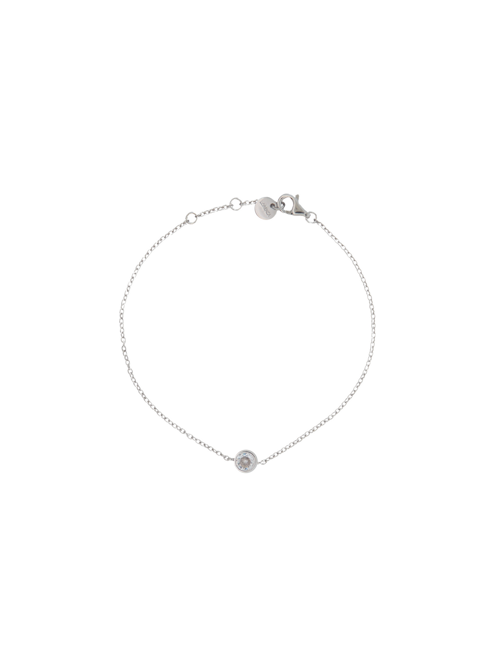 Pulsera Con Zirconia Redonda