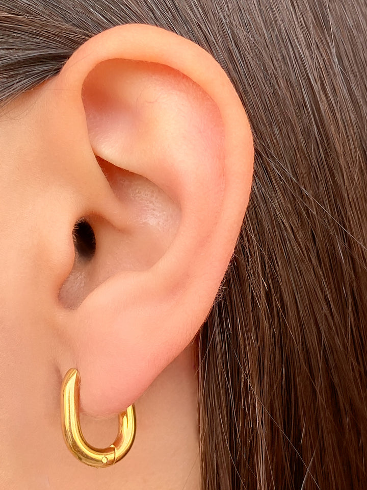 Par Arracada Rectangular Dije Perlitas 2 en 1