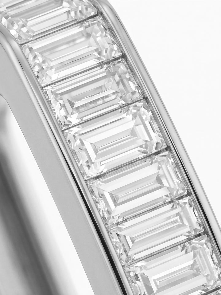 Par Arracada Rectangular Zirconias