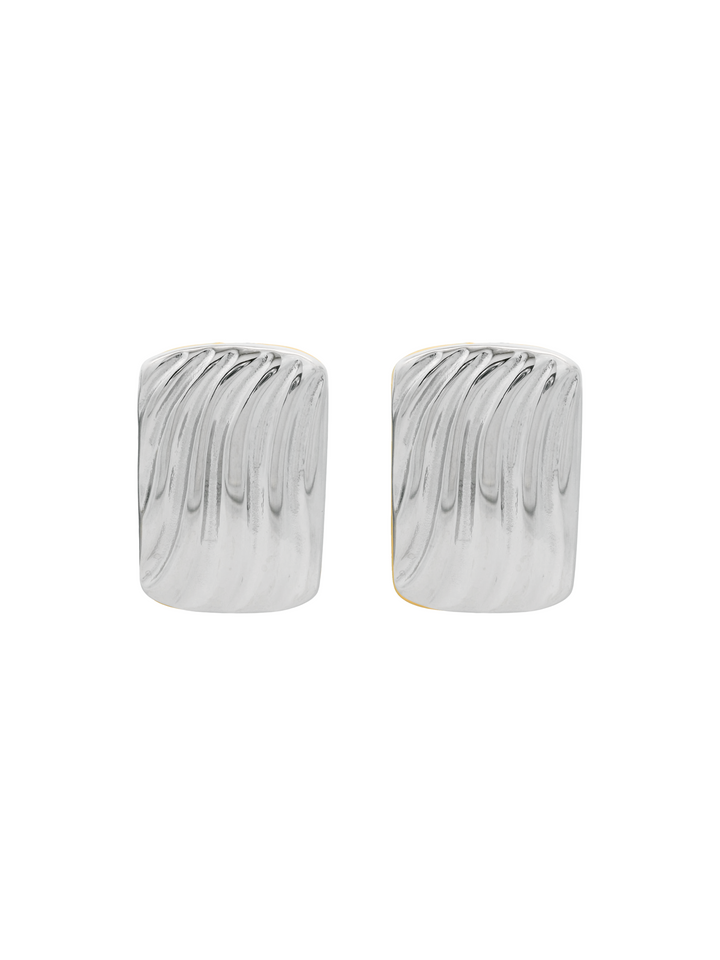 Par Arete Rectangulo Con Lineas