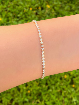 Tennis Bracelet 1 Ct Diamantes Lab Grown