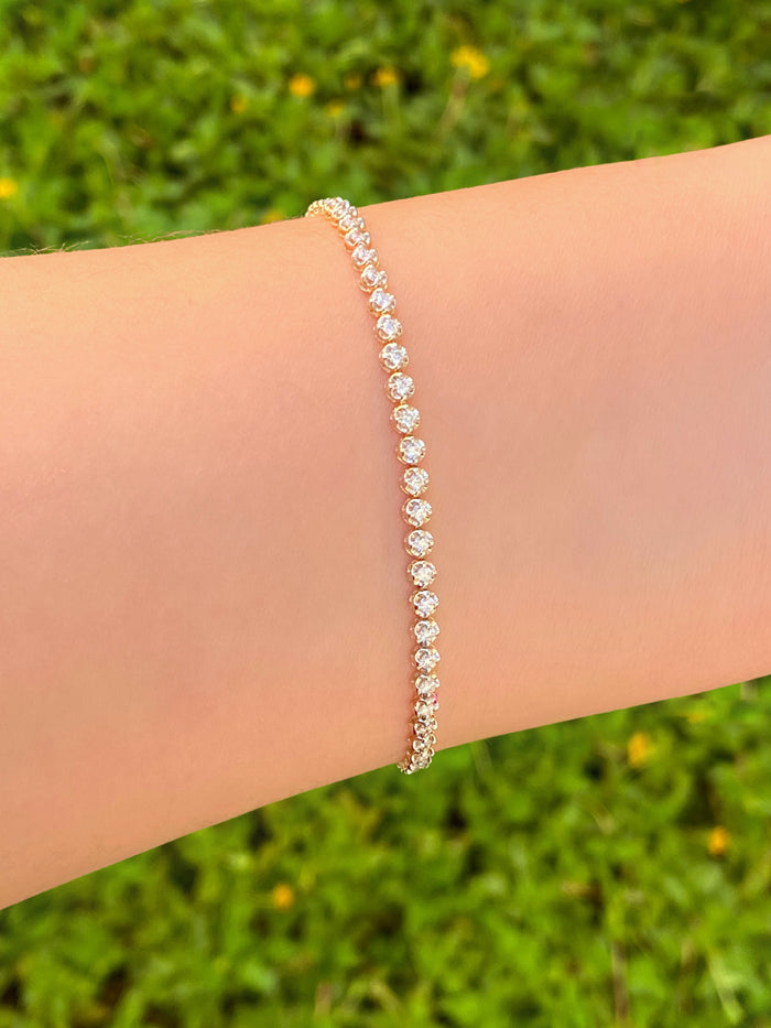 Tennis Bracelet 1 Ct Diamantes Lab Grown