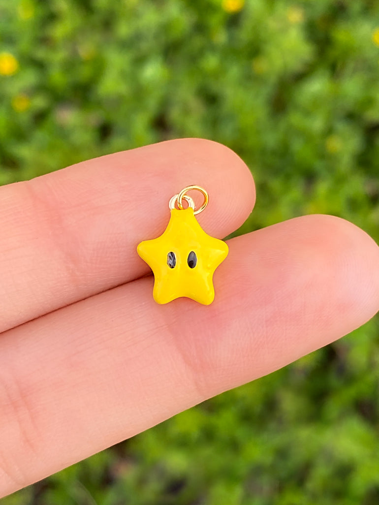 Dije Estrella Amarilla Mario Bros