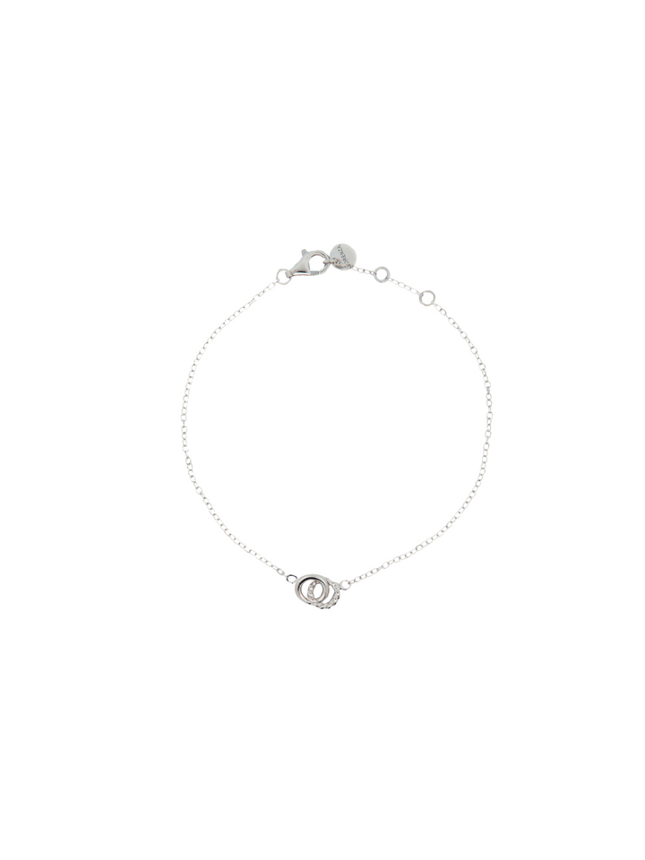 Pulsera Dos Circulos Enlazados
