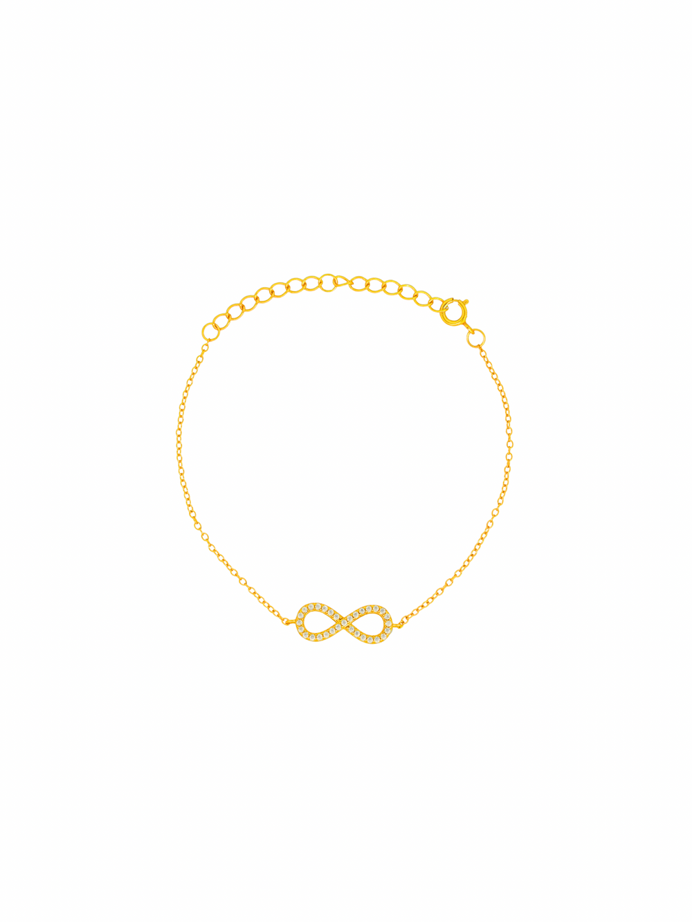 Pulsera Infinito Con Zirconias