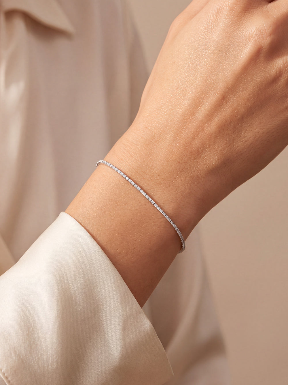Tennis Bracelet Diamantes Lab Grown 1 Ct