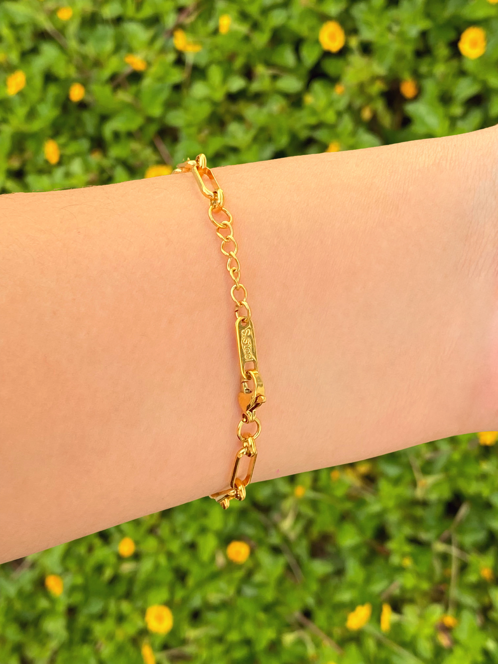 Pulsera Eslabon Tipo Clip