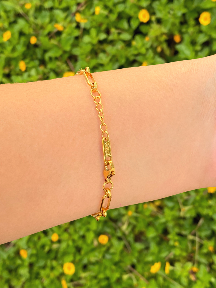 Pulsera Eslabon Tipo Clip