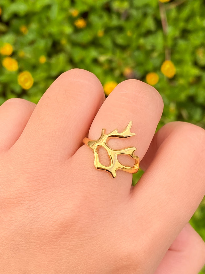 Anillo Forma Coral