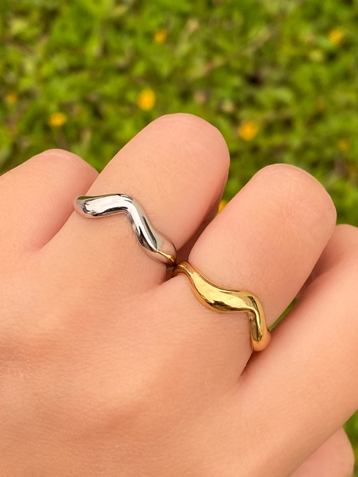 Anillo Ondulado Abierto