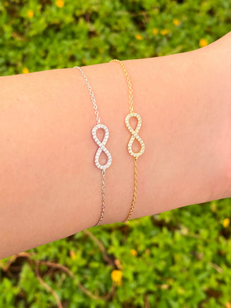 Pulsera Infinito Con Zirconias