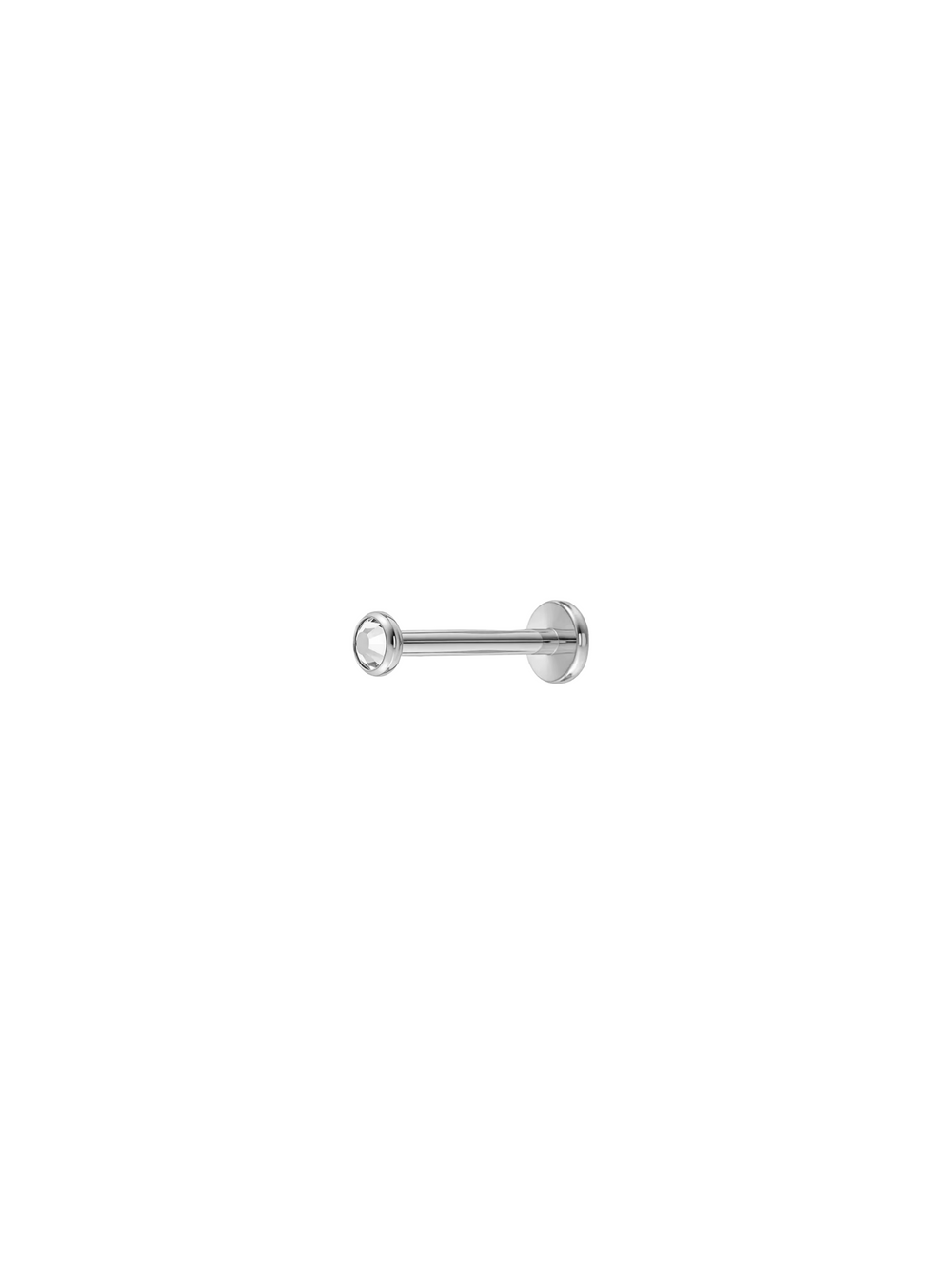 Aretes Zirconia Primera Perforacion Titanio