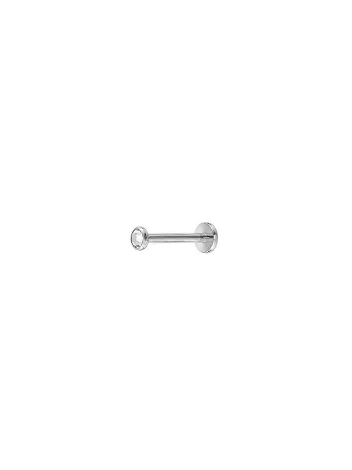 Aretes Zirconia Primera Perforacion Titanio