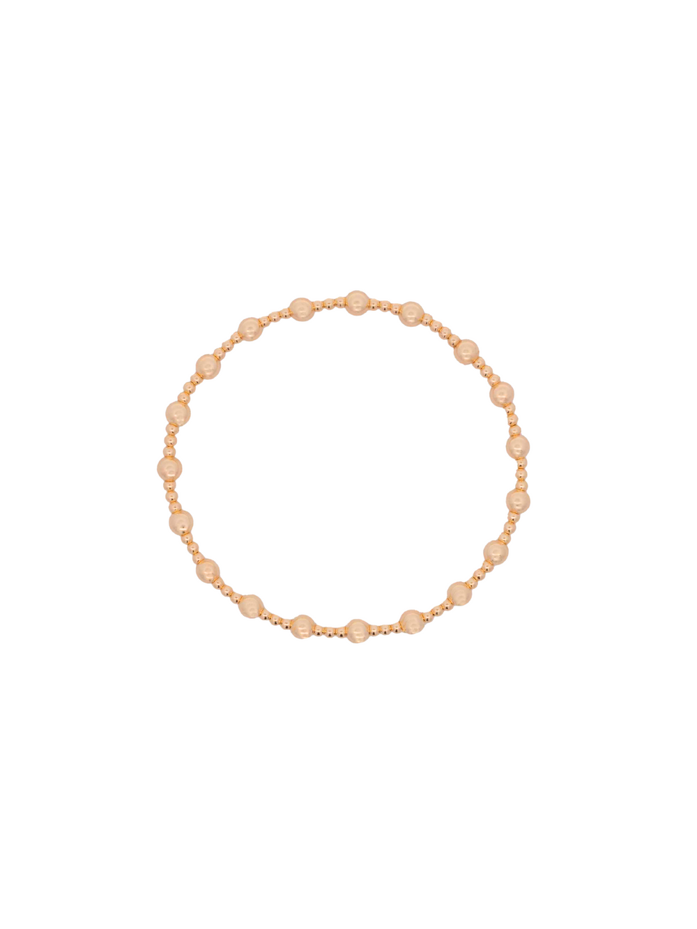 Pulseras Bolitas Intercaladas Gold Filled