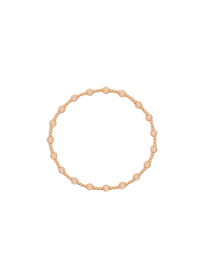 Pulseras Bolitas Intercaladas Gold Filled