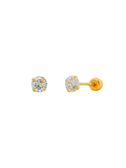 Broquel Zirconia Oro 10k