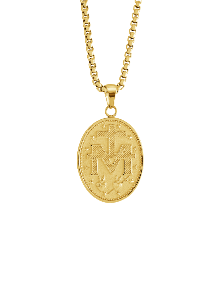 Collar Con Dije Virgen Milagrosa