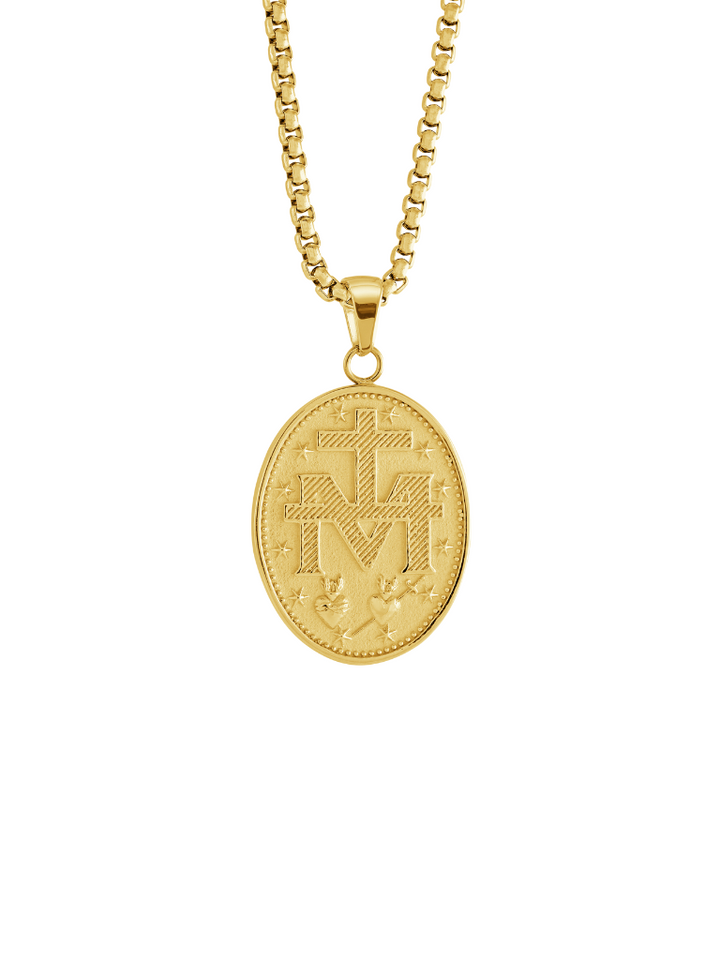 Collar Con Dije Virgen Milagrosa