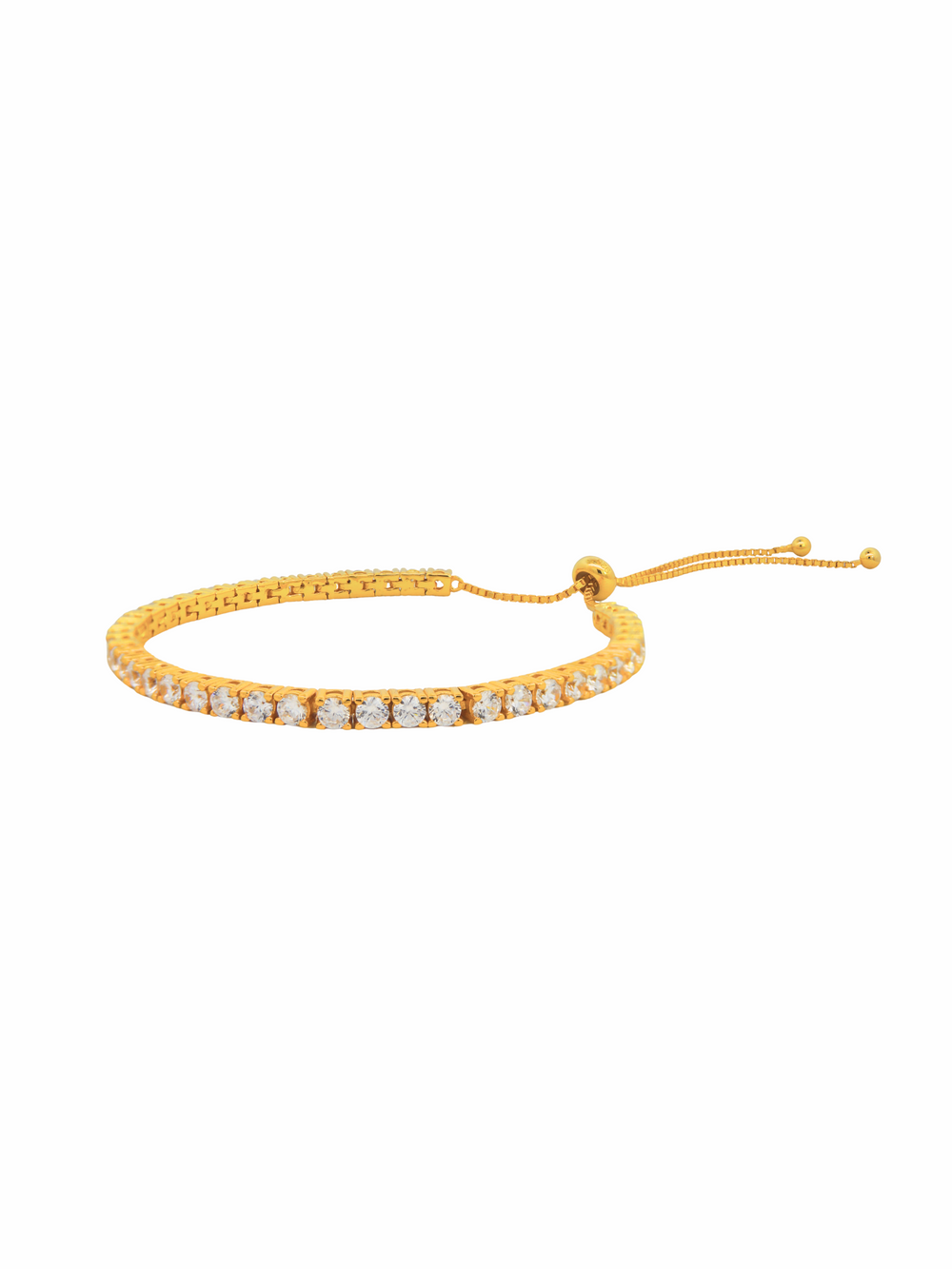 Tennis Bracelet Zirconias 3 mm Ajustable
