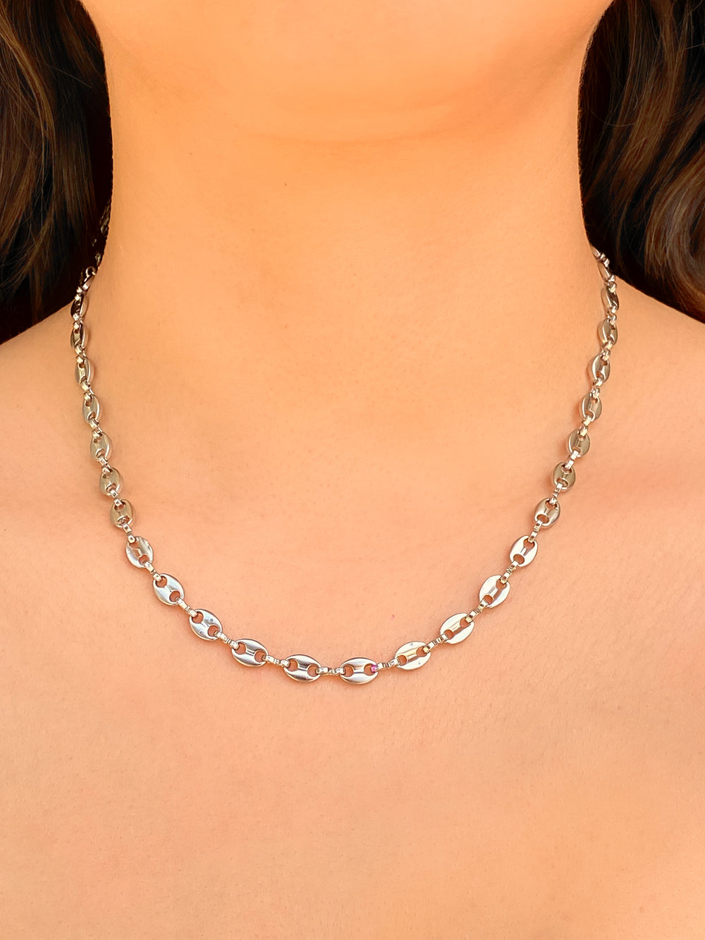 Collar Eslabon Marinero Redondo