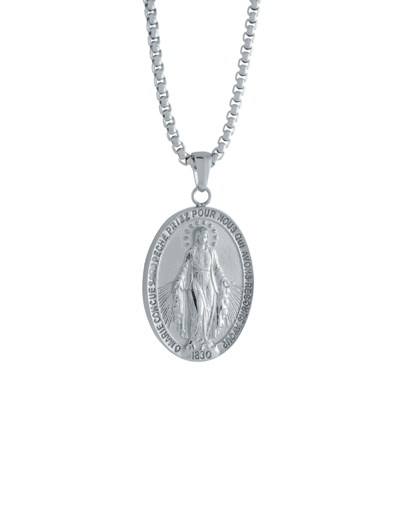 Collar Con Dije Virgen Milagrosa