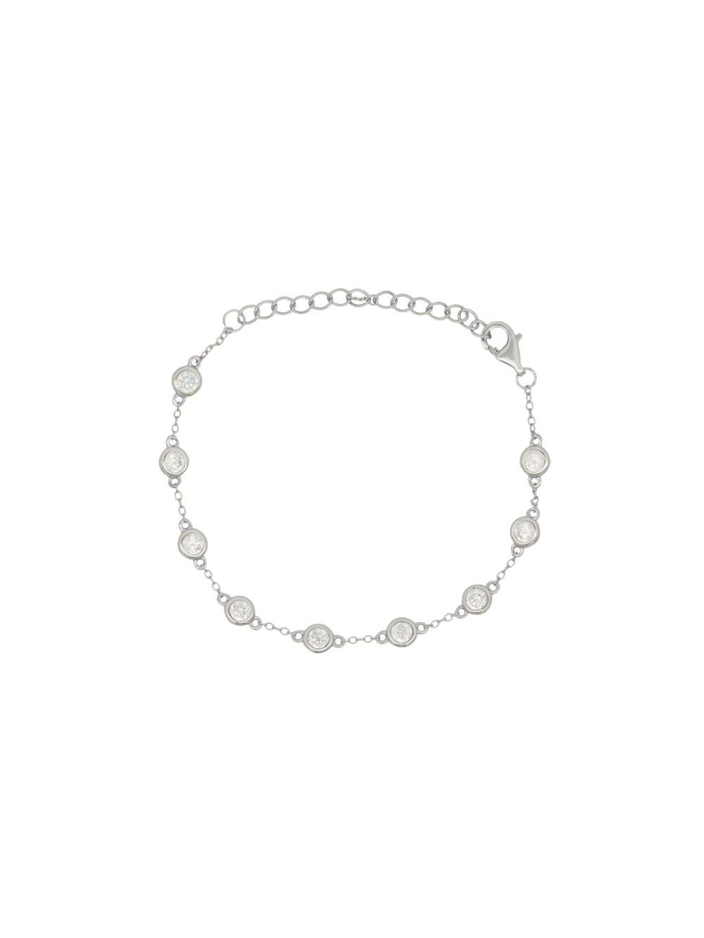 Pulsera Biseles Con Zirconias