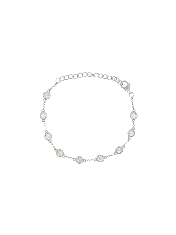 Pulsera Biseles Con Zirconias