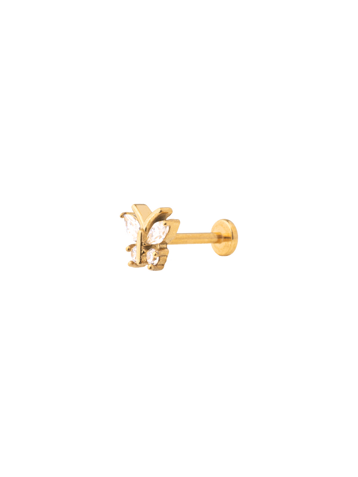 Aretes Primera Perforacion Acero Inoxidable