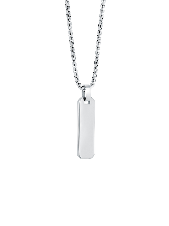 Collar Con Placa Delgada