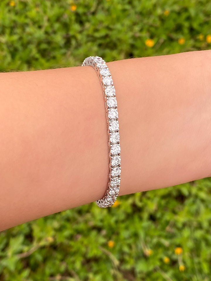 Tennis Bracelet 10 Ct Diamantes Lab Grown