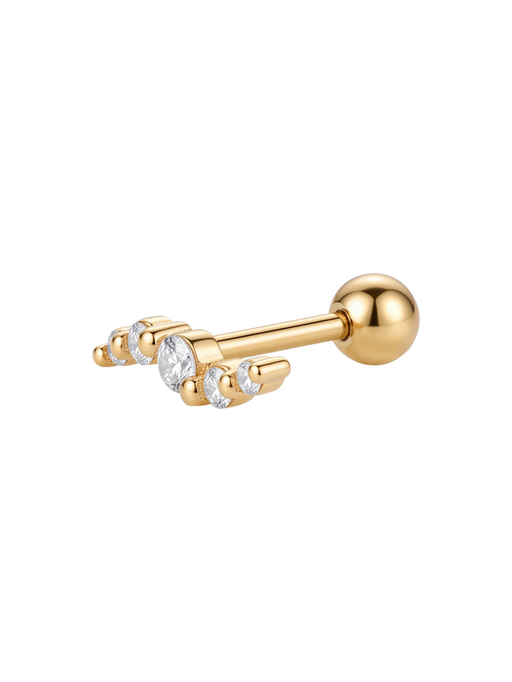 Arete Curva Zirconias Acero Inoxidable