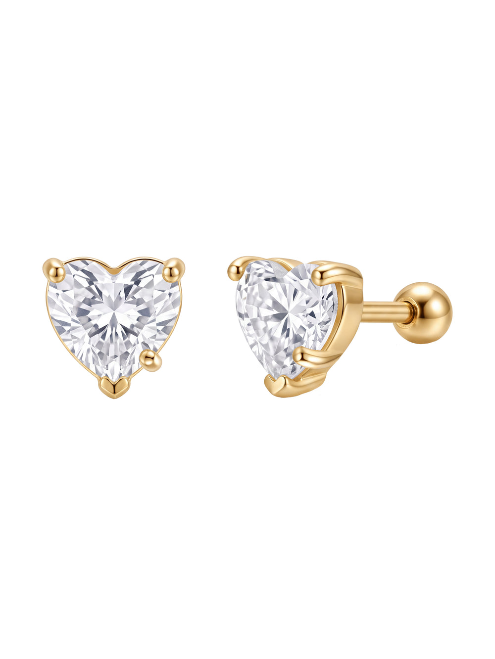 Arete Corazon Zirconia Acero Inoxidable