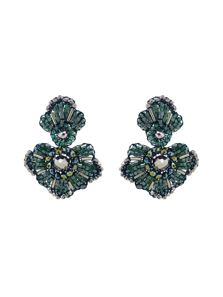 Par Arete Flor Verde