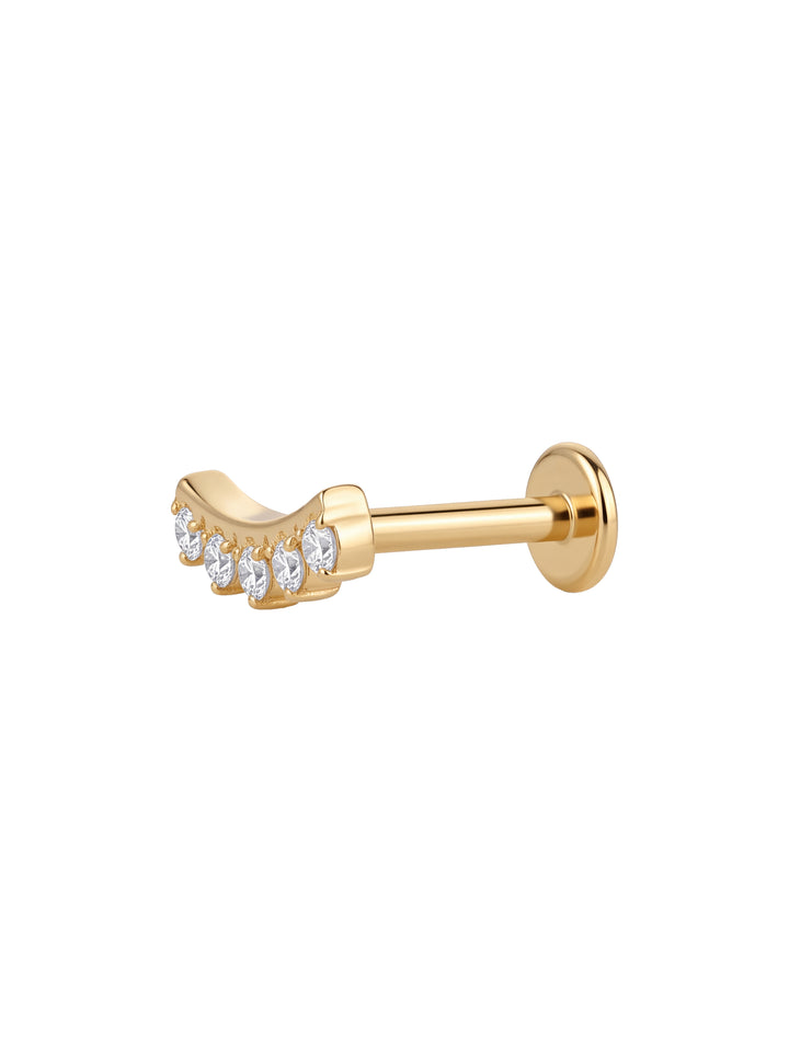 Arete Curva Zirconias Marquesa Primera Perforacion Titanio
