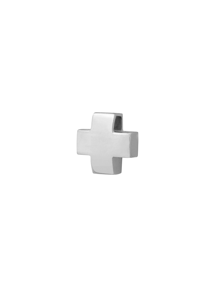 Dije Cruz Oro Blanco 14k