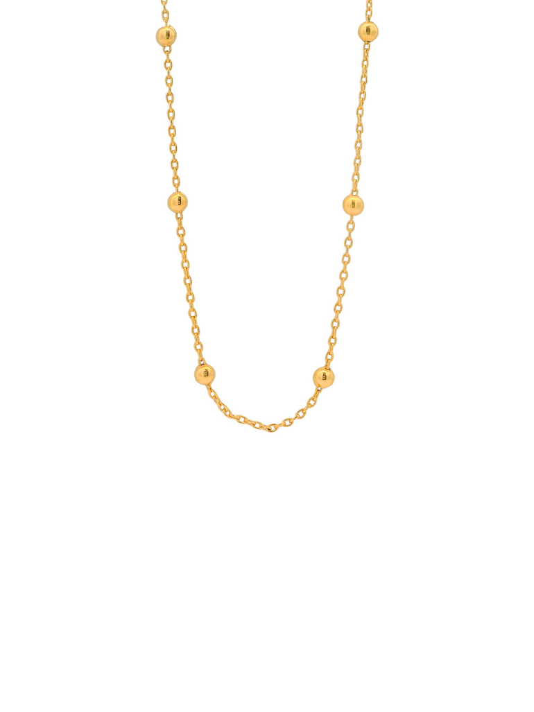 Collar Bolitas Doradas