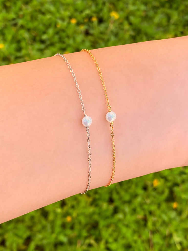 Pulsera Con Mini Perlita